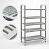 Thumbnail image #3 for Cambro Camshelving Elements XTRA 5-Tier Stationary Starter Unit, 21-Inch Deep x 48-Inch Long x 84-Inch High, Vented, Speckled Gray