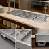 Thumbnail image #3 for Hatco HWBI-6MA Drop-In Insulated Modular/Ganged Heated Well with Auto-Fill, 6 Full-Size Pan Capacity