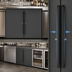Thumbnail image #4 for Perlick Corporation Top Shelf DBN20 20-Inch Narrow Door Back Bar Dry Storage Cabinet, Locking Door, Stainless Steel Interior