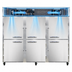 Thumbnail image #3 for Continental Refrigerator 3FENHD Extra-Wide Three-Section Reach-In Freezer with Half-Height Solid Doors