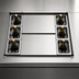 Thumbnail image #3 for Top Shelf 24-Inch Underbar Bottle Well with Ice Chest Cover Assembly, 6-Bottle Capacity