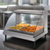 Thumbnail image #3 for Hatco Glo-Ray Designer Heated Display Case with Humidity, Single Shelf, 2-Pan, Curved Glass Countertop