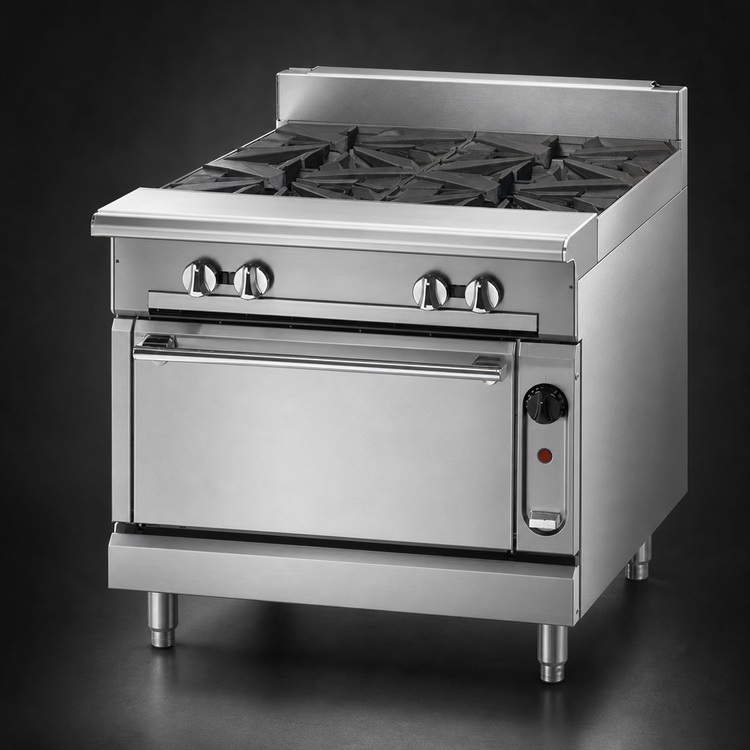 Product image #3 for Vulcan V Series 36-Inch Heavy Duty 6-Burner Gas Range with Standard Oven