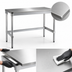 Thumbnail image #3 for New Age 72 Inch x 30 Inch Stainless Steel Top Work Table with Open Aluminum Base