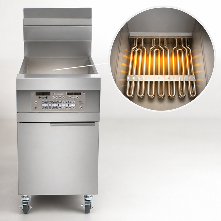 Product image #3 for Frymaster LHD165 Large Vat Gas Fryer, 100 lb Capacity, Without Filtration