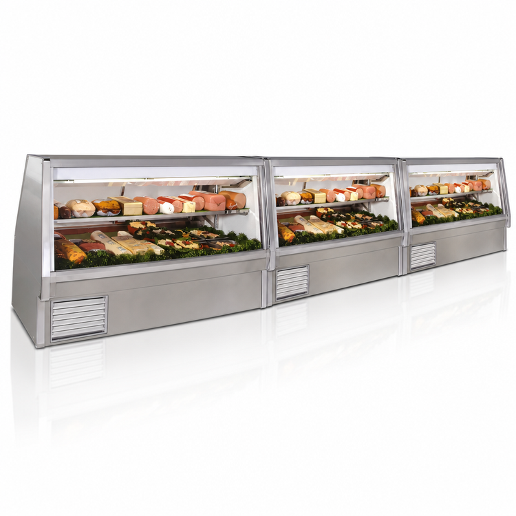 Product image #3 for Howard-McCray 34E Series 10-Foot Endless Design Self-Contained Stainless Steel Deli Meat & Cheese Service Case with LED Lighting