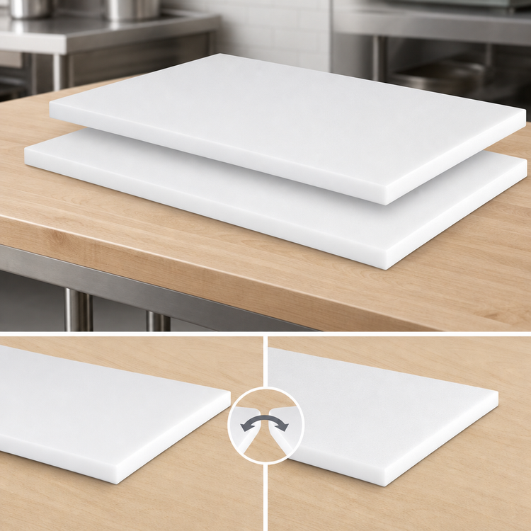 Product image #3 for John Boos Reversible Poly Replacement Work Table Top, 120 x 24 x 1/2 Inch