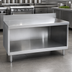 Thumbnail image #3 for Imperial 48-Inch Stainless Steel Open Base Equipment Stand with Undershelf for ICB-4827