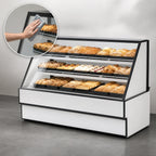 Thumbnail image #3 for Federal Industries High Volume Series SGD3648 Non-Refrigerated Full-Service Bakery Display Case, 36-1/8"W, Sloped Glass, LED, 3 Adjustable Shelves