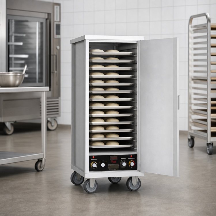 Product image #3 for Dinex Half-Size Heated Proofer Cabinet, 15 Full-Size Sheet Pan Capacity, Non-Insulated