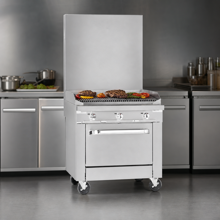 Product image #3 for Southbend Platinum P24C-CC 24-Inch Gas Full-Width Charbroiler with Cabinet Base