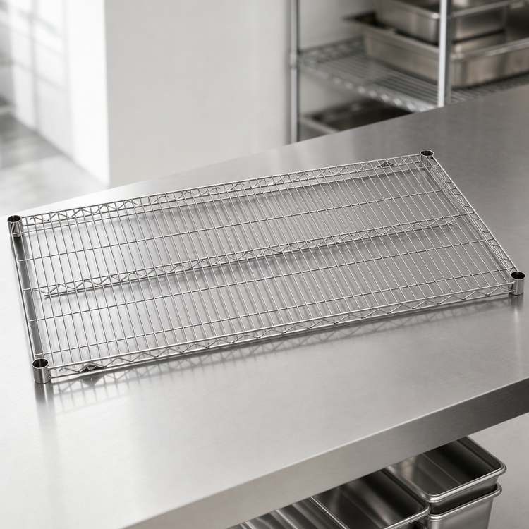 Product image #3 for Metro Super Erecta 54"W x 21"D Type 304 Stainless Steel Wire Shelf