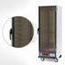 Thumbnail image #3 for Metro C5 1 Series Full Height Mobile Non-Insulated Heated Holding Cabinet with Clear Polycarbonate Door and Universal Wire Slides