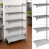 Thumbnail image #4 for Cambro Camshelving Premium 24-Inch Wide x 21-Inch Deep x 84-Inch High 5-Tier Vented and Solid Add-On Shelving Unit