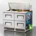 Thumbnail image #3 for True 48-Inch Two-Section Drawered Sandwich/Salad Prep Table with 4 Drawers, 18-Pan Top, R290 Hydrocarbon Refrigeration