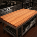 Thumbnail image #3 for John Boos Boos Block 144-Inch x 36-Inch x 1-1/2-Inch American Cherry Edge Grain Kitchen Countertop, Varnique Finish