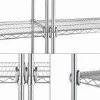 Thumbnail image #3 for Metro Super Erecta 2WS14S Double Post-Mount Shelf Support for 14-Inch Shelves, Type 304 Stainless Steel
