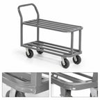 Thumbnail image #3 for Channel Manufacturing STK18404 Heavy-Duty Galvanized Steel Stocking Truck with Tubular Deck, 18 x 44 x 36 Inches