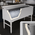 Thumbnail image #3 for John Boos Slim-Line 48-Inch Stainless Steel Underbar Ice Bin/Cocktail Unit with Sliding Lid