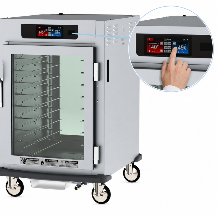Product image #3 for Metro C5 9 Series Half-Height Pass-Thru Controlled Humidity Heated Holding and Proofing Cabinet with Full Glass Doors