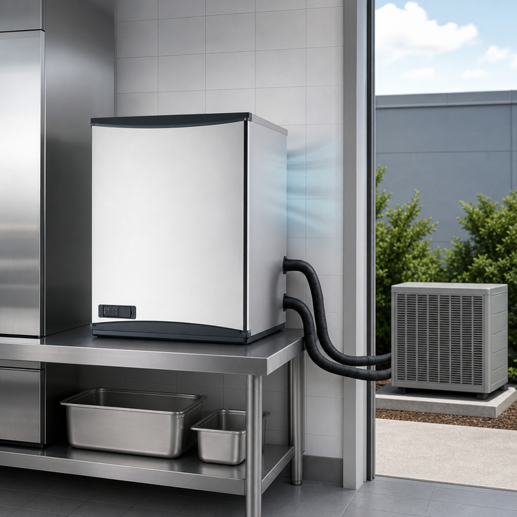 Product image #3 for Scotsman Prodigy Plus FS1222R-32 Remote-Cooled Flake Ice Machine Head, 1,250 lb/Day