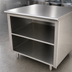 Thumbnail image #3 for Advance Tabco 120-Inch x 30-Inch Open Front Cabinet Base Work Table With 14 Gauge 304 Stainless Steel Top