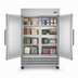 Thumbnail image #3 for Arctic Air AF49 Two-Section 54-Inch Reach-In Freezer, 49 Cu. Ft., Stainless Steel, Bottom-Mounted Self-Contained