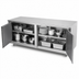 Thumbnail image #3 for Advance Tabco Enclosed Work Table with Cabinet Base and Hinged Doors, 72