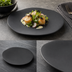 Thumbnail image #3 for Ridge 9-Inch Freeform Rimless Melamine Plate, Slate
