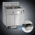 Thumbnail image #3 for Imperial Electric 2-Battery 75 lb. Floor Fryer with Built-In Space Saver Filter System