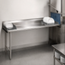 Thumbnail image #3 for Eagle Group Spec-Master Straight Clean Dishtable, 72 x 30 Inches, Left-to-Right, 14-Gauge 304 Stainless Steel