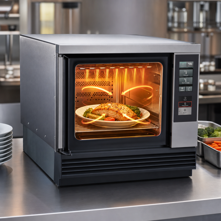 Product image #3 for Panasonic Commercial High-Speed Rapid Cook Oven, 0.4 Cu. Ft., Ventless, Stackable, Microwave/Broil/Convection, 208/240V