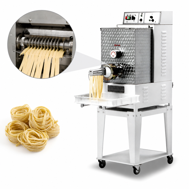 Product image #3 for Trento Avancini TR110 Commercial Floor Model Pasta Machine with 26 lb Tank Capacity and 62 lb/hr Output