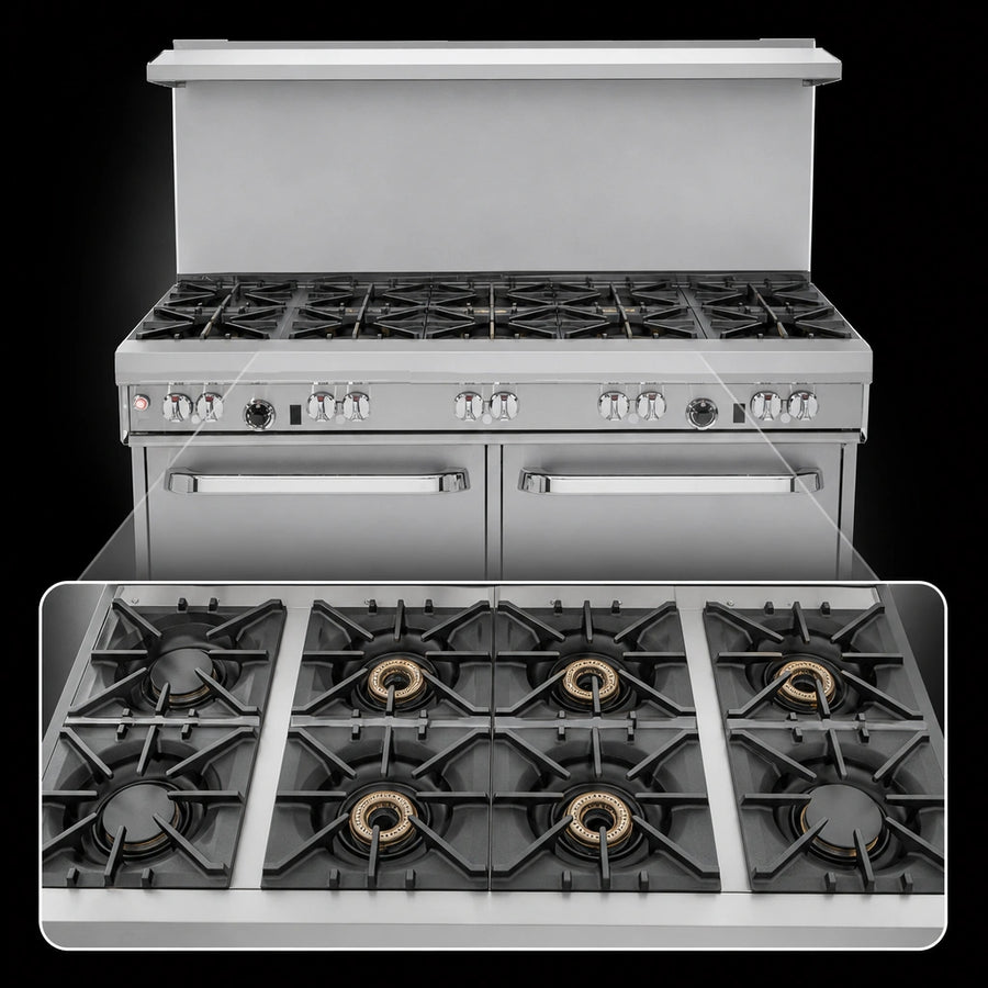 8-Burner Cooking Top