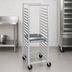 Thumbnail image #3 for Channel Standard Series Aluminum 12 x 20 Steam Table Pan Rack, 64-Inch Tall, Side Load, 22-Pan Capacity