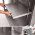 Thumbnail image #3 for BK Resources Optional Removable Stainless Steel Shelf for 36 x 60 Cabinet Base Chef Tables