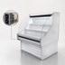 Thumbnail image #3 for Howard-McCray 35E Series 63-Inch Curved Glass Remote Open Merchandiser with LED Lighting, White
