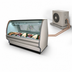 Thumbnail image #3 for Howard-McCray 40E Series Remote Fish & Poultry Curved Glass Refrigerated Display Case, 51.5 Inches Wide, White, LED Lighting