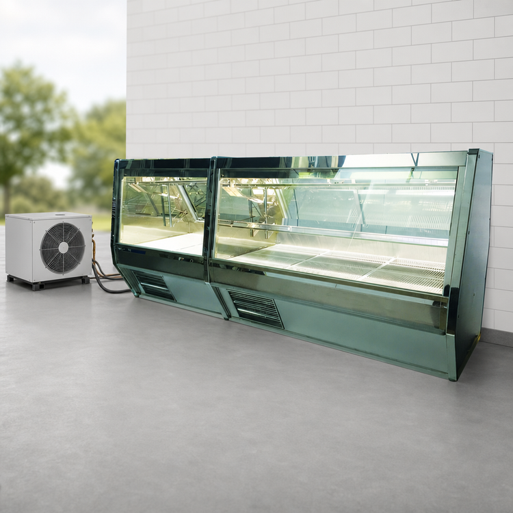 Product image #3 for Howard-McCray 40E Series 124-1/2-Inch Remote Refrigerated Deli Meat & Cheese Service Case with Straight Glass Front and LED Lighting