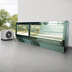 Thumbnail image #3 for Howard-McCray 40E Series 124-1/2-Inch Remote Refrigerated Deli Meat & Cheese Service Case with Straight Glass Front and LED Lighting