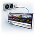 Thumbnail image #3 for Howard-McCray 40E Series 148-1/2-Inch-Wide Remote Refrigerated Full-Service Deli Meat & Cheese Service Case with Straight Glass Front