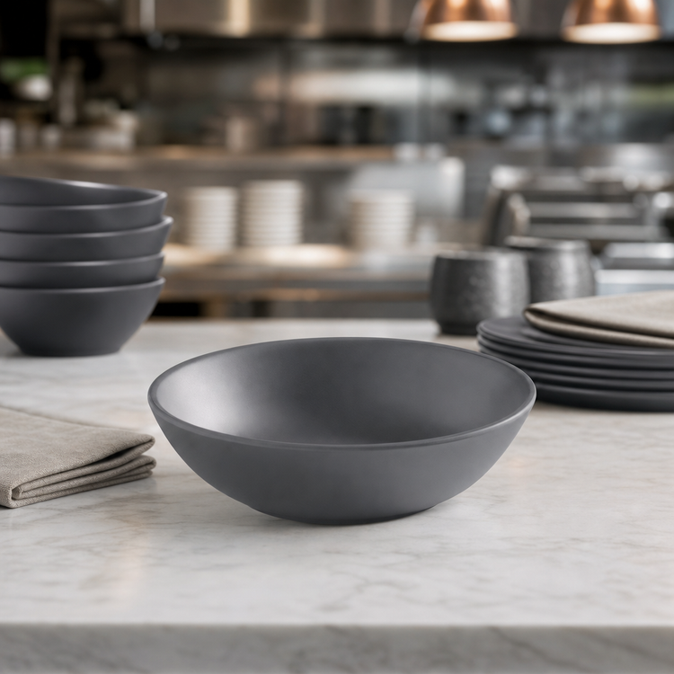 Product image #3 for Mix & Matte 12 oz Round Melamine Bowl, 6-Inch Diameter