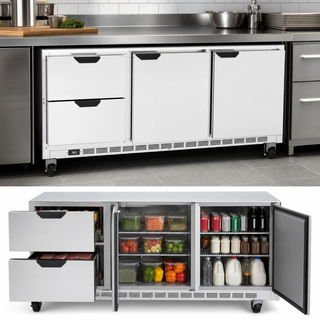 Three-Section Undercounter Design