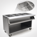 Thumbnail image #3 for Spec-Master SPHT4CB-208-3 Mobile 4-Well Electric Sealed Well Hot Food Table