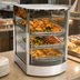 Thumbnail image #3 for Omcan 3-Tier Self-Service Countertop Hot Food Display Case with Temperature Control, 850W, 110V
