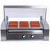 Thumbnail image #3 for Sapphire Stainless Steel Hot Dog Roller Grill, 12 Hot Dog Capacity, 5 Rollers
