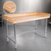 Thumbnail image #3 for John Boos 84-Inch x 30-Inch Baker's Top Wood Work Table with Stainless Steel Base
