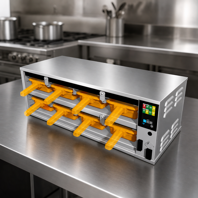 Product image #4 for Duke ReadyFlex RFHU-24 Hot Holding Cabinet, 2x4 Full-Size, 2.5" Deep Pan Capacity