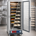Thumbnail image #3 for Metro C5 1 Series Full-Height Mobile Non-Insulated Combination Heated Holding & Proofing Cabinet with Lip Load Slides and Clear Door