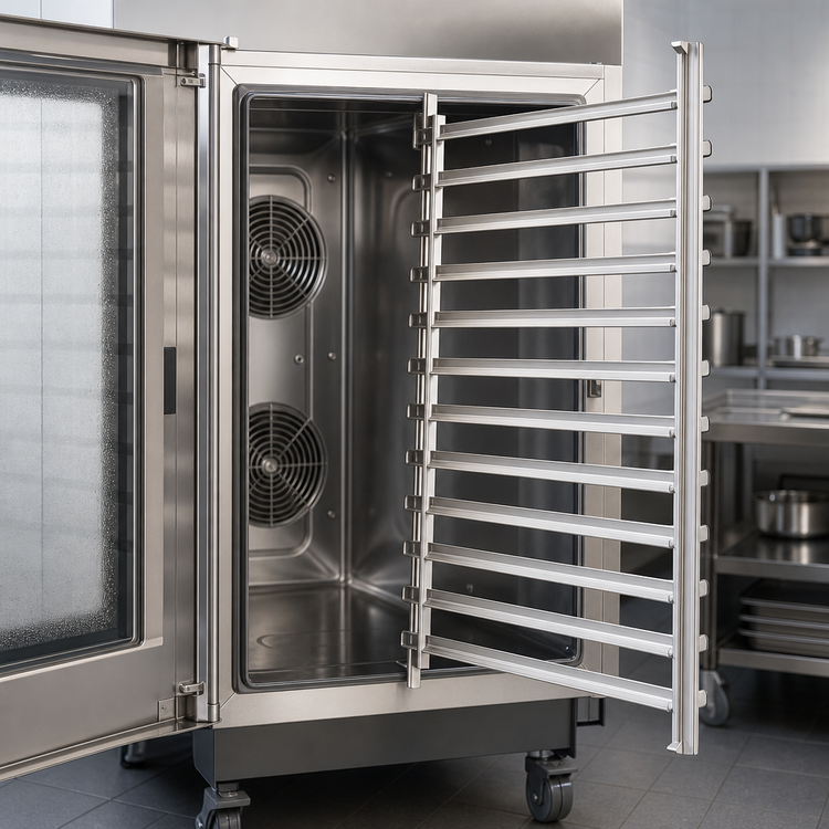 Product image #3 for RATIONAL Type 101 Hinging Rack, 10 Supporting Rails, 2-5/8-Inch Rail Spacing, USA Version